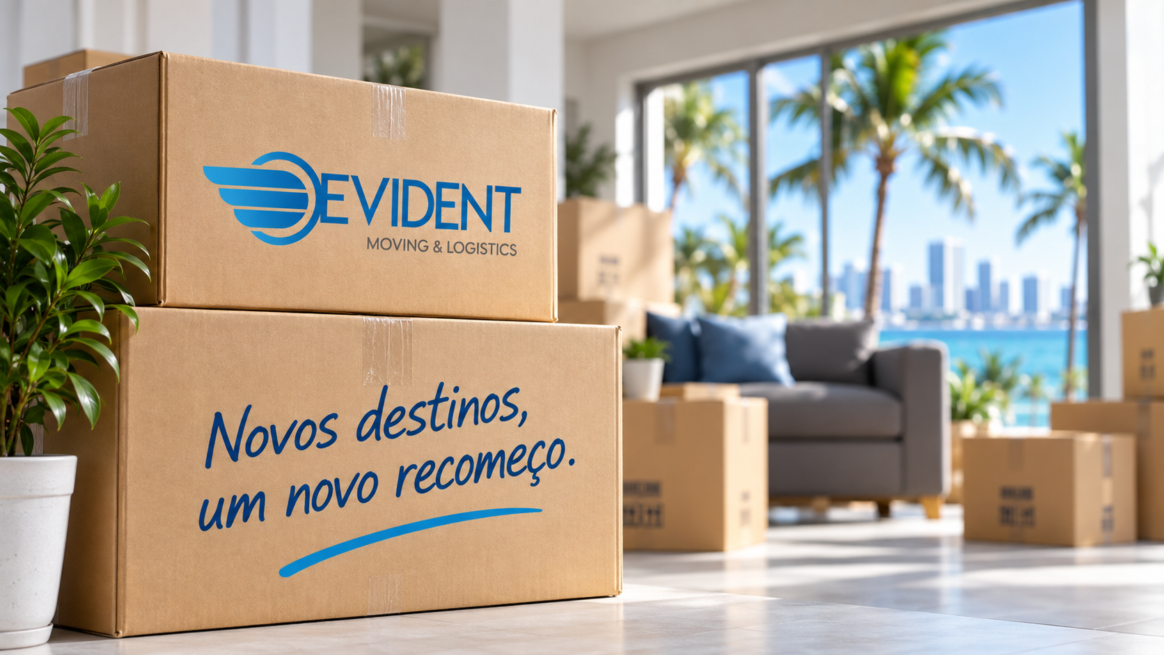 Mini Mudança para o Brasil - Evident Moving & Logistics